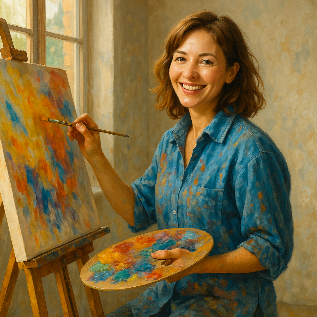 الفنان ذو الألوان الزاهية